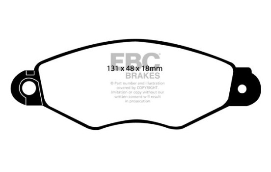 Bromsbeläggssats EBC Ultimax2 DP1136