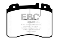 Bromsbeläggssats EBC Ultimax2 DP927