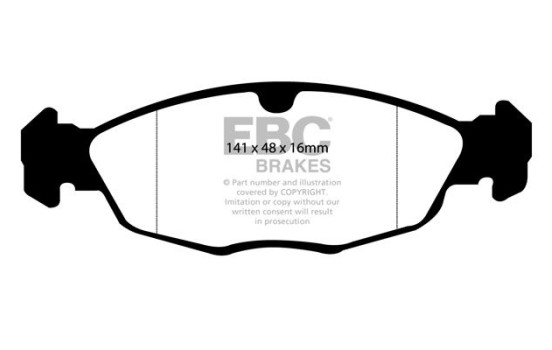 Bromsbeläggssats EBC Ultimax2 DP940