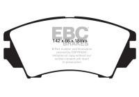 Bromsbeläggssats EBC Ultimax2 DPX2014