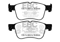 Bromsbeläggssats Greenstuff DP22372 EBC