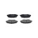 Bromsbeläggssats KBP-10046 Kavo parts, miniatyr 3