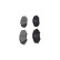Bromsbeläggssats KBP-10046 Kavo parts, miniatyr 4