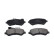 Bromsbeläggssats KBP-10098 Kavo parts