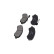 Bromsbeläggssats KBP-10098 Kavo parts, miniatyr 2