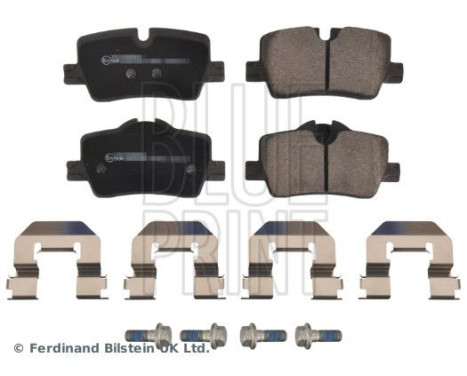 bromsbeläggssats med monteringsmaterial ADBP420097 Blue Print