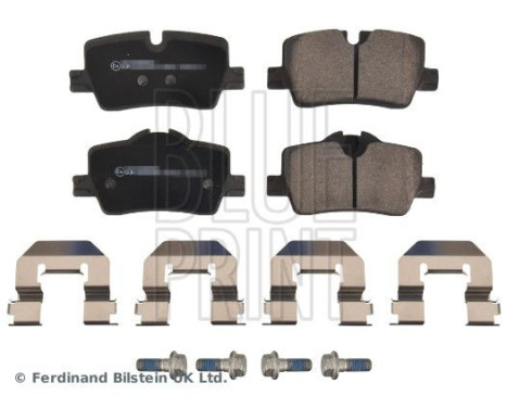 bromsbeläggssats med monteringsmaterial ADBP420097 Blue Print