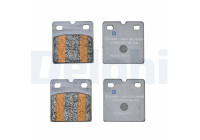 Bromsbeläggssats, parkeringsbromsskivor LP5026EV Delphi