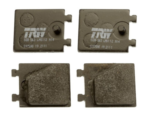 Bromsbeläggssats, parperingsbroms GDB563 TRW, bild 2