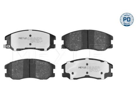 Bromsbeläggssats, skivbroms 025 245 1016/PD Meyle