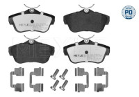 Bromsbeläggssats, skivbroms 025 245 7816/PD Meyle