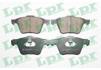 Bromsbeläggssats, skivbroms 05P1507 Lpr
