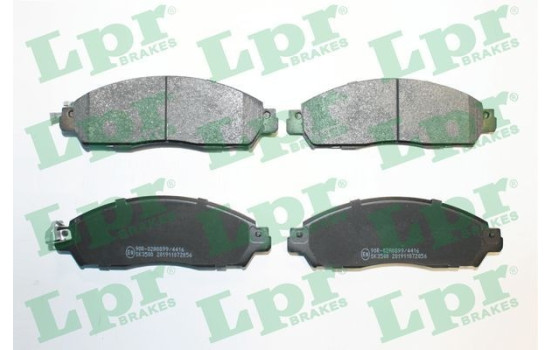 Bromsbeläggssats, skivbroms 05P2056 Lpr