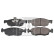 Bromsbeläggssats, skivbroms 116056 FEBI, miniatyr 2