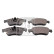 Bromsbeläggssats, skivbroms 116365 FEBI, miniatyr 2