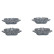 Bromsbeläggssats, skivbroms 13.0460-2660.2 ATE, miniatyr 2