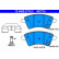 Bromsbeläggssats, skivbroms 13.0460-2715.2 ATE, miniatyr 2
