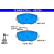 Bromsbeläggssats, skivbroms 13.0460-2724.2 ATE