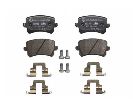 Bromsbeläggssats, skivbroms 13.0460-2749.2 ATE