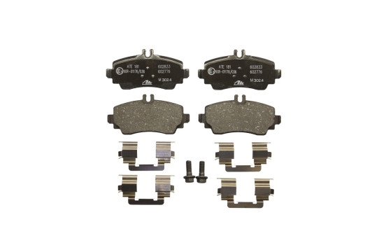 Bromsbeläggssats, skivbroms 13.0460-2776.2 ATE