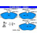 Bromsbeläggssats, skivbroms 13.0460-2844.2 ATE