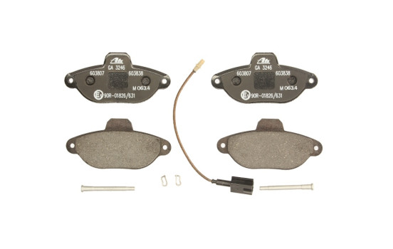 Bromsbeläggssats, skivbroms 13.0460-3838.2 ATE
