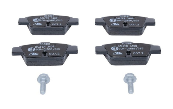 Bromsbeläggssats, skivbroms 13.0460-3991.2 ATE, bild 3