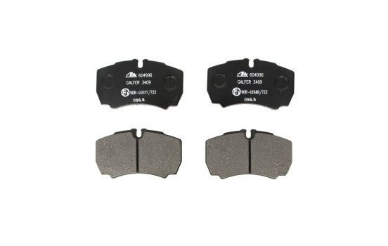 Bromsbeläggssats, skivbroms 13.0460-4996.2 ATE