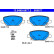 Bromsbeläggssats, skivbroms 13.0460-5677.2 ATE