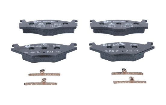 Bromsbeläggssats, skivbroms 13.0460-7032.2 ATE, bild 3