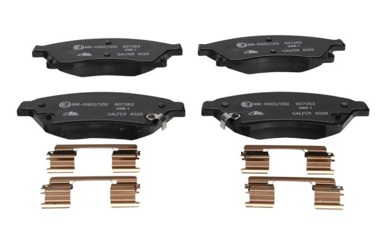 Bromsbeläggssats, skivbroms 13.0460-7262.2 ATE, bild 3