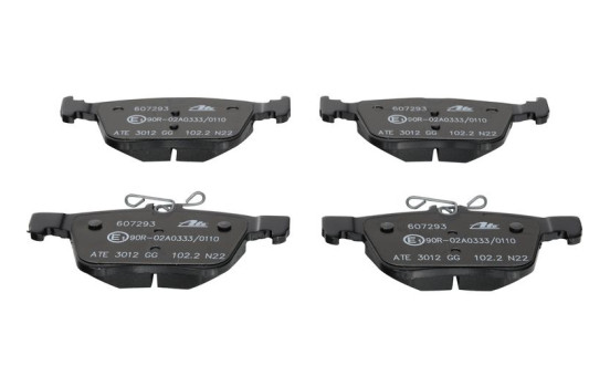 Bromsbeläggssats, skivbroms 13.0460-7293.2 ATE, bild 3