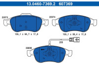 Bromsbeläggssats, skivbroms 13.0460-7369.2 ATE