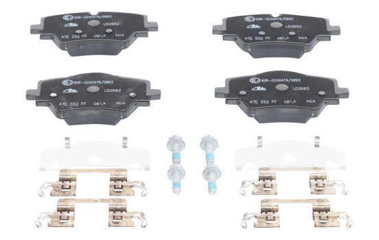 Bromsbeläggssats, skivbroms 13.0470-2662.2 ATE, bild 2