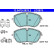 Bromsbeläggssats, skivbroms 13.0470-3876.2 ATE