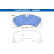 Bromsbeläggssats, skivbroms 13.0470-4852.2 ATE