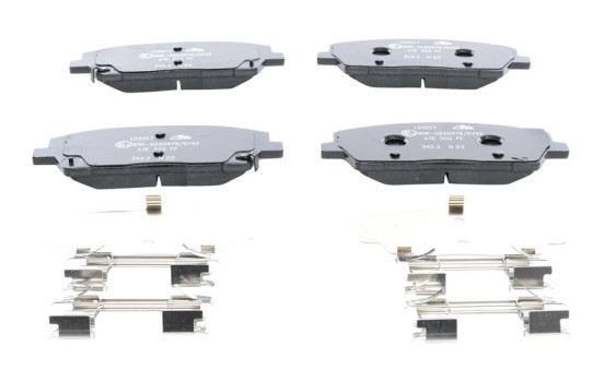 Bromsbeläggssats, skivbroms 13.0470-5517.2 ATE, bild 2
