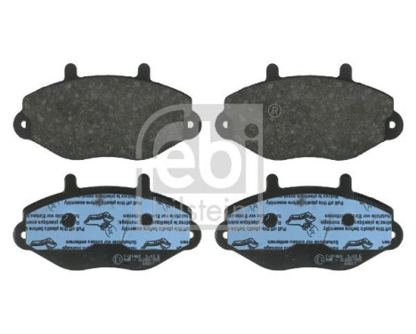 Bromsbeläggssats, skivbroms 16036 FEBI, bild 2