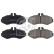 Bromsbeläggssats, skivbroms 16094 FEBI, miniatyr 2