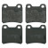 Bromsbeläggssats, skivbroms 16135 FEBI