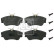 Bromsbeläggssats, skivbroms 16304 FEBI, miniatyr 2