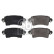 Bromsbeläggssats, skivbroms 16493 FEBI, miniatyr 2