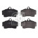 Bromsbeläggssats, skivbroms 16521 FEBI, miniatyr 2