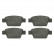 Bromsbeläggssats, skivbroms 16556 FEBI