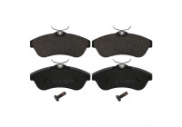 Bromsbeläggssats, skivbroms 16591 FEBI