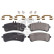 Bromsbeläggssats, skivbroms 16969 FEBI, miniatyr 2