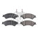Bromsbeläggssats, skivbroms 170380 FEBI, miniatyr 2