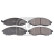 Bromsbeläggssats, skivbroms 170665 FEBI, miniatyr 2
