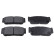 Bromsbeläggssats, skivbroms 170851 FEBI