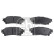 Bromsbeläggssats, skivbroms 170897 FEBI, miniatyr 2